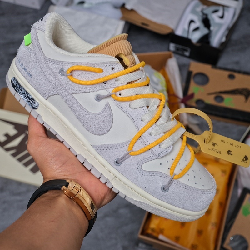Giày  Sneaker Dunk Low Off-White Lot 39 of 50