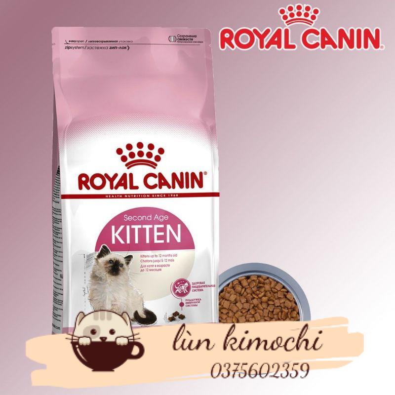 Bao 2kg thức ăn mèo royal canin kitten, indoor, fit 32, baby cat