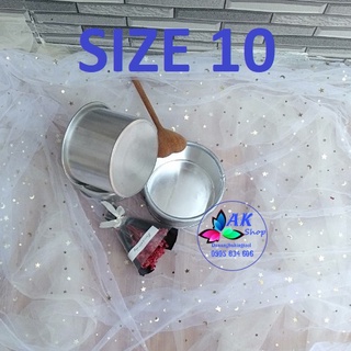 Khuôn tròn đế liền size 10