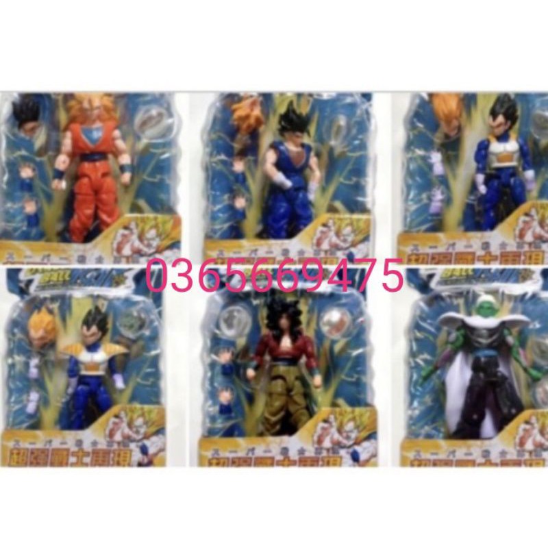 Set trọn bộ 6 nhân vật SoGoku