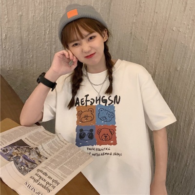 Áo thun NZN tay ngắn dáng rộng thiết kế mới thời trang mùa hè dành cho nữ