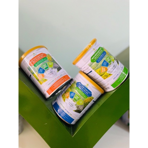 BỘT GẠO LỨT NGŨ CỐC SINH THÁI ĐIỆN BIÊN - DBFOOD ( Không chất bảo quản, an toàn tự nhiên), LON 450G