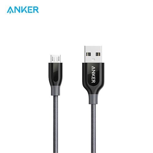 Dây Cáp Sạc A8133 Anker - Anker 6ft / 1.8m Micro Usb 18 Tháng