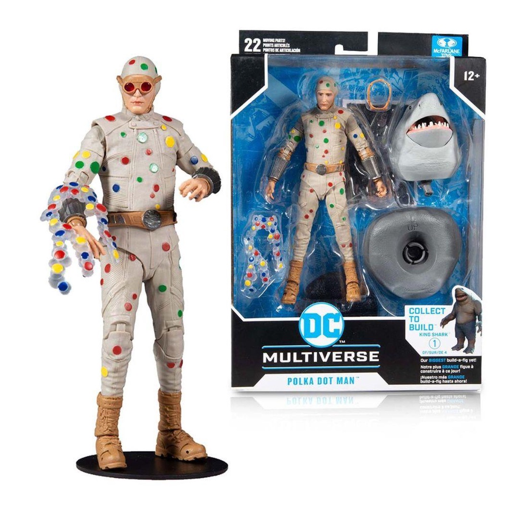 Mô hình DC Multiverse Polka Dot Man The Suicide Squad 18cm McFarlane Mô hình có khớp Nhựa PVC ABS Chính hãng Mỹ DCMF53