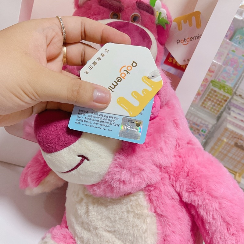 Gấu bông strawberry lotso gấu dâu dễ thương chính hãng làm quà tặng hot trend năm 2022