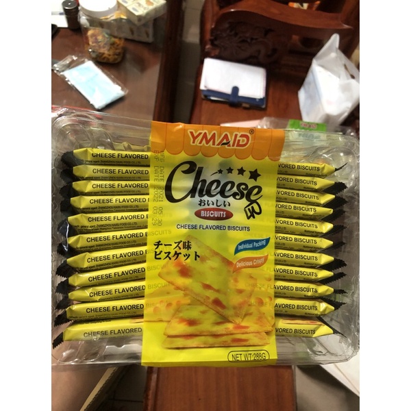 Bánh Quy YMAID Nine vegetable và Cheese Biscuits 288g