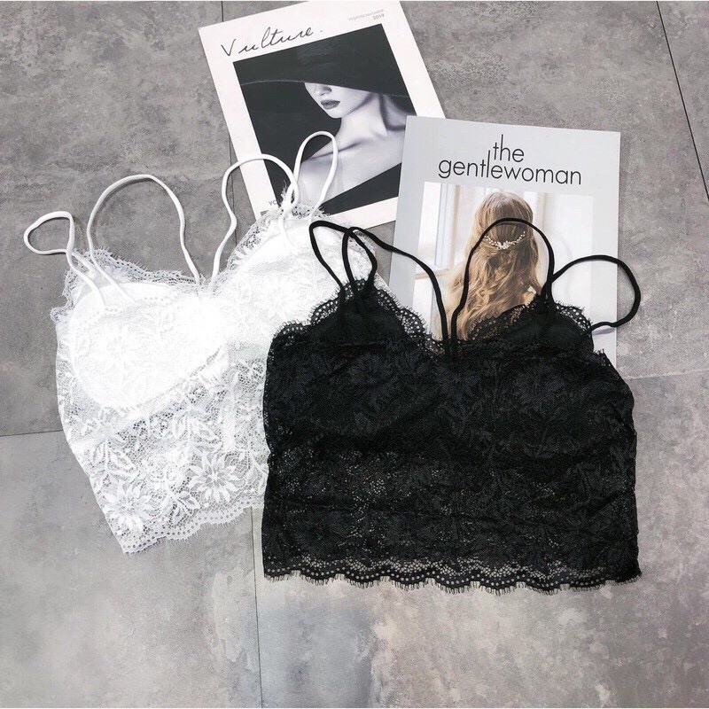 Áo bra ren khuy dây chéo ngực siêu sexy 2404