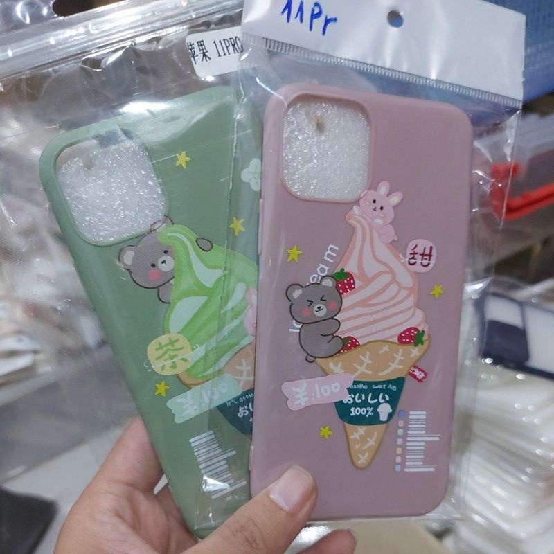 Ốp Iphone Gấu & Kem  Các Dòng Iphone 7/7plus/8/8plus/x/xr/xs/11/12/pro/max/plus/promax [Tomax Shop] | BigBuy360 - bigbuy360.vn