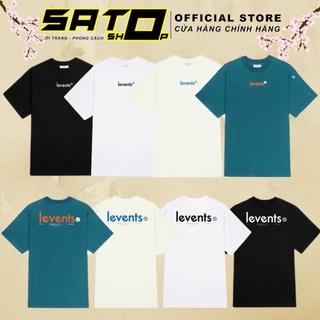 Áo LEVENTS Popular Tee Basic Logo Nam Nữ, Lvs Thun Local Brand Levent Tay Lỡ Form Rộng Full Tag Đẹp Unisex SATO SHOP !