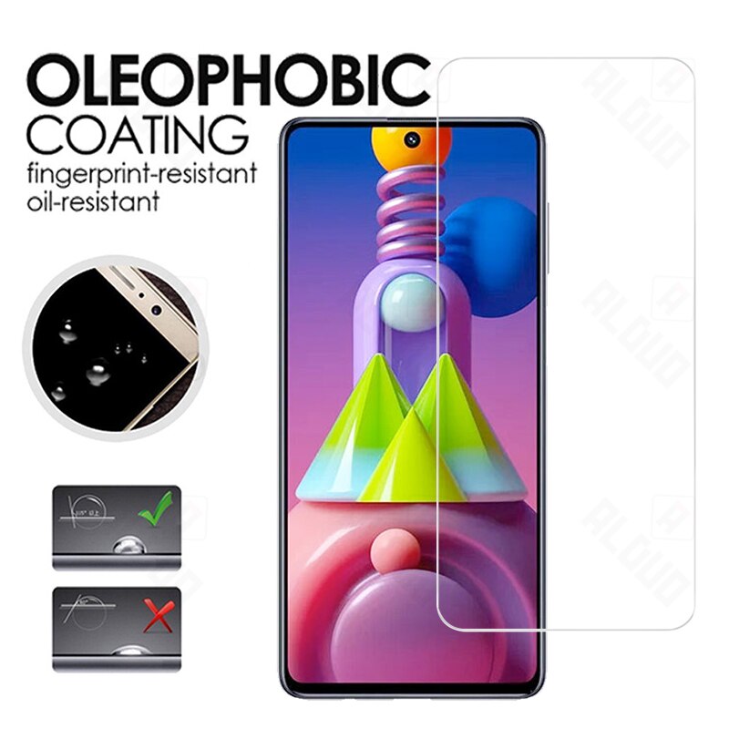 Kính cường lực bảo vệ màn hình 2 trong 1 cao cấp cho Samsung Galaxy M51