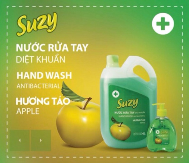 (Chính Hãng)Nước Rửa Tay Diệt Khuẩn Suzy 320ml