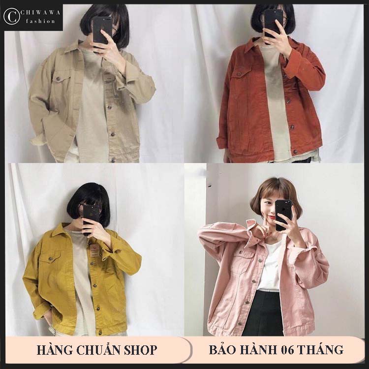 ÁO KHOÁC JEAN KAKI CAO CẤP CHUẨN SHOP VÀ ĐẸP UNISEX HS01