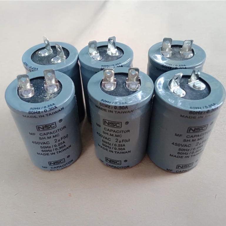 Tụ điện dầu 2uf ;2,5uf; 3 uf; 4 uf ; 5 uf dùng thay thế cho quạt điện, máy bơm nhỏ