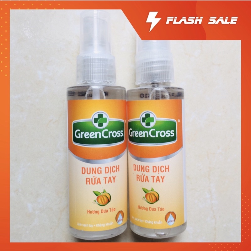 [Combo] 2 chai dung dịch xịt diệt khuẩn GreenCross 70ml - Hương dưa táo | BigBuy360 - bigbuy360.vn