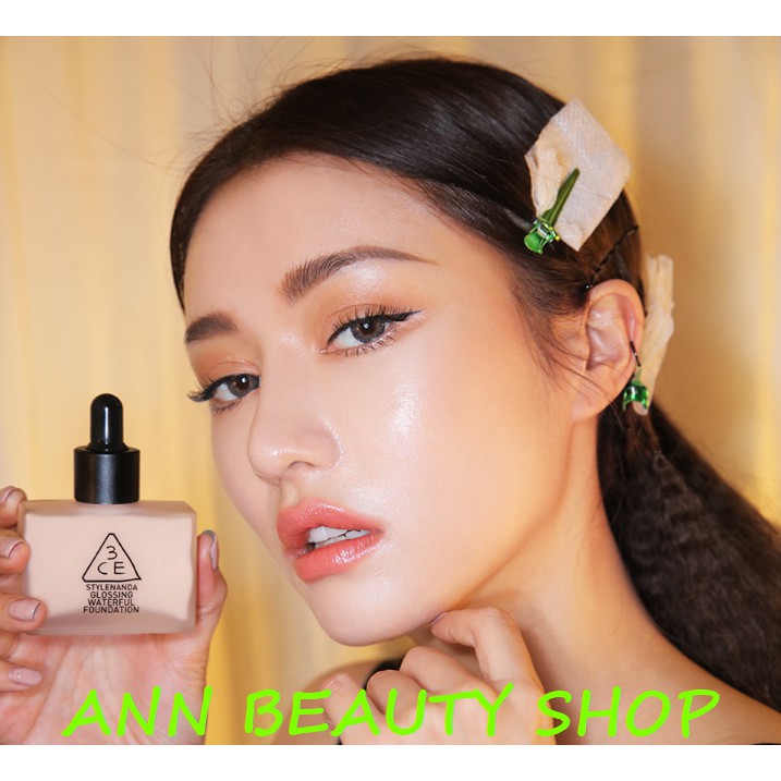 Kem Nền Căng Bóng 3CE Glossing Waterful Foundation SPF15, PA+ 40ml | BigBuy360 - bigbuy360.vn