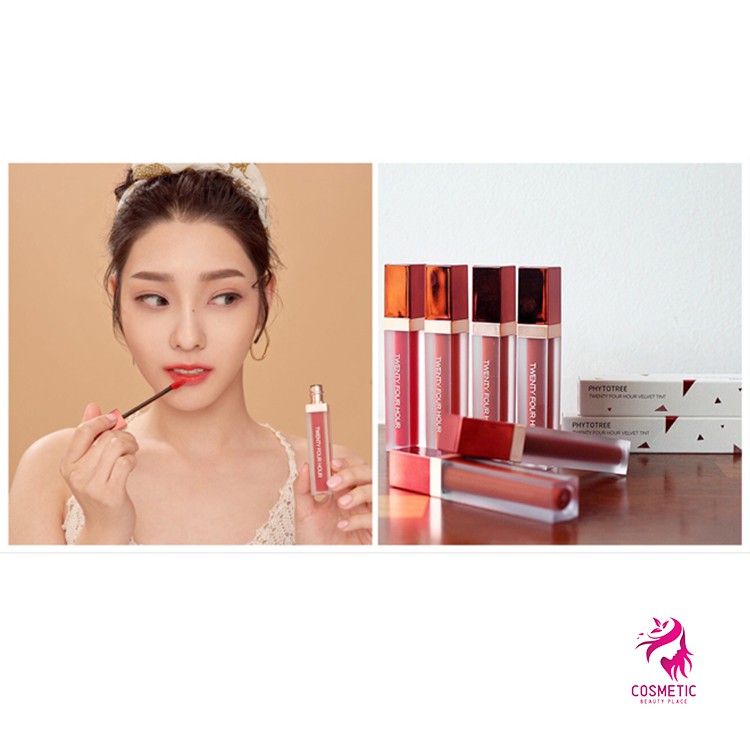 Son Kem PHYTO TREE Twenty Four Velvet Tint Bền Màu Không Khô Môi PV218