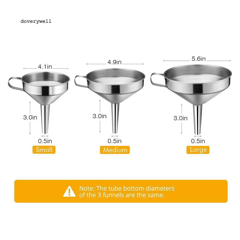 Phễu bằng thép không gỉ có thể tháo rời