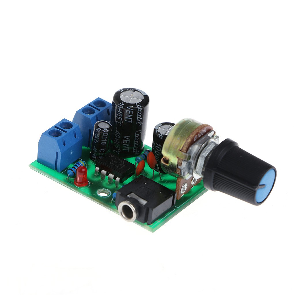 LM386 Mini Audio Power Amplifier Board DC 3V~12V 5V Module Adjustable Volume