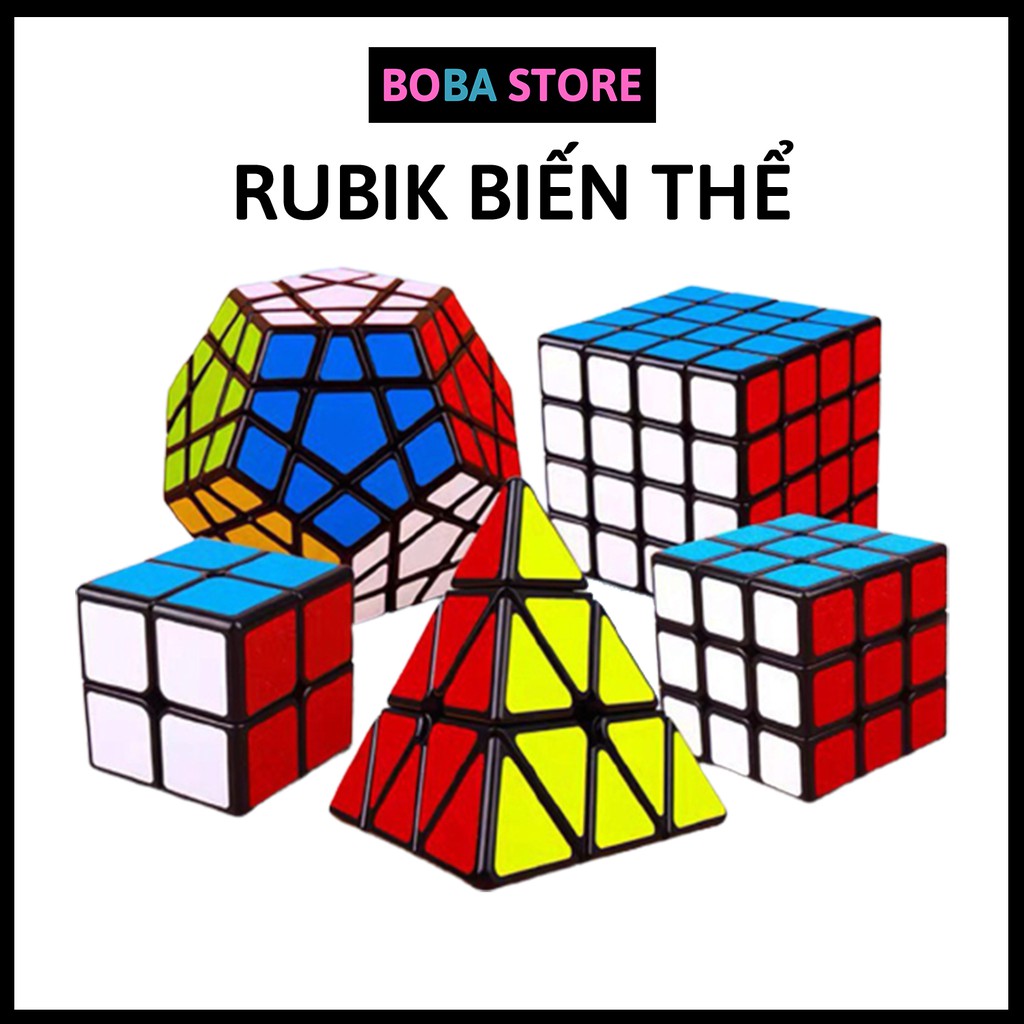 Rubik Biến Thể Pyraminx Qiyi QiMing Boba Store Rubik Tam Giác Bản cao cấp