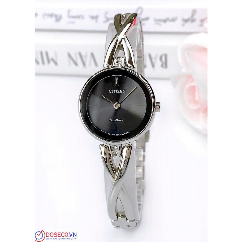 Đồng Hồ Nữ Citizen Chính Hãng Dây Kim Loại Cao Cấp Thép 316L Không Gỉ,Kính Sapphire Chống Xước Tốt CL