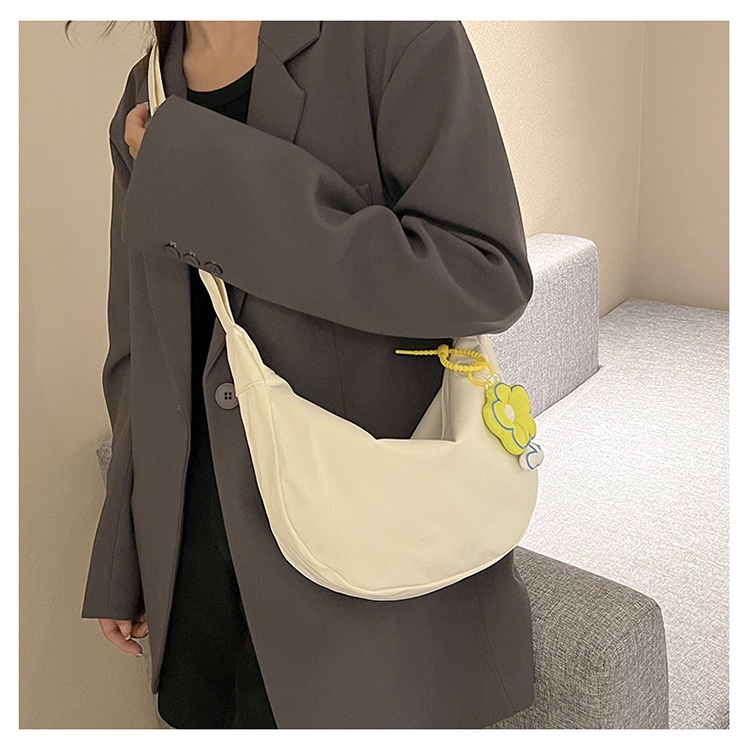 Túi Đeo JASMIN NOIR Chéo Bằng Nylon Thiết Kế Đơn Giản Thời Trang Cho Nữ