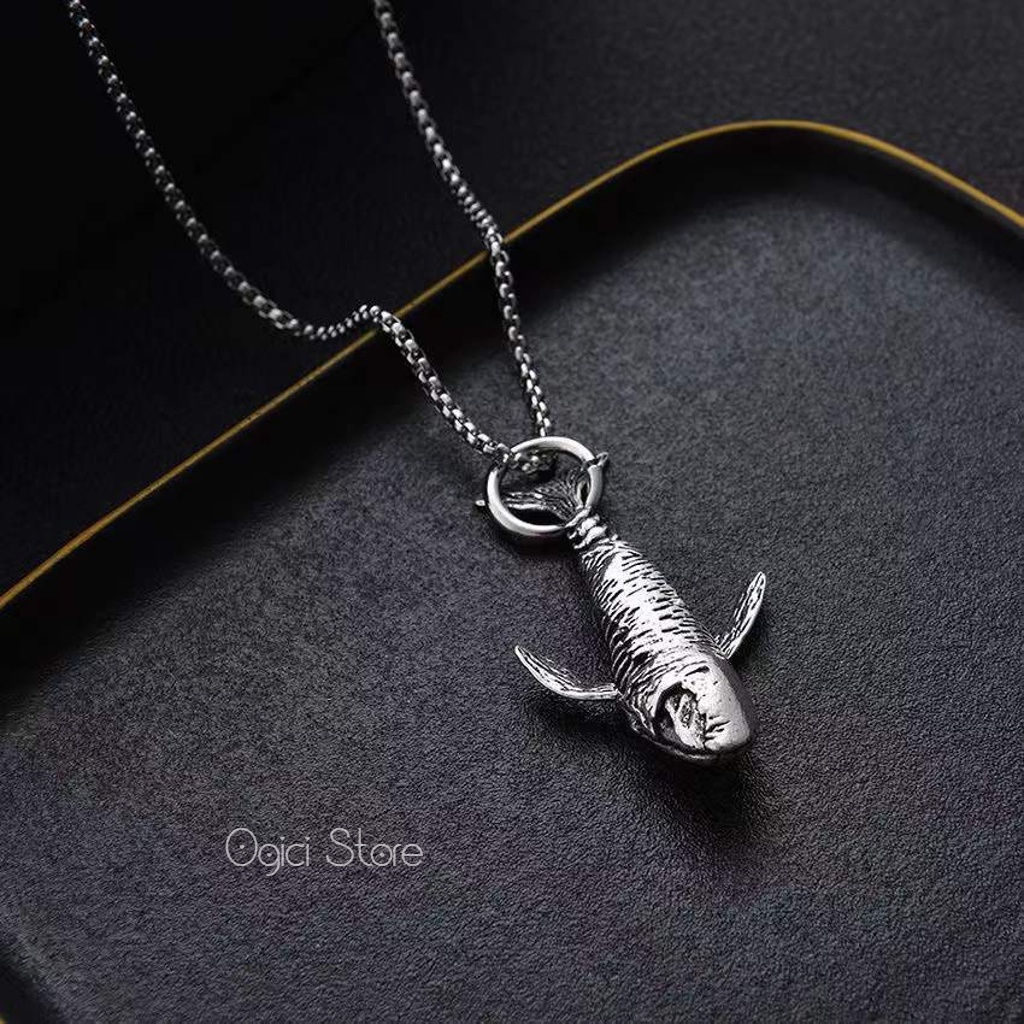 Vòng cổ nam nữ thời trang, Dây chuyền cá voi độc đáo phong cách hiphop cá tính, Unisex