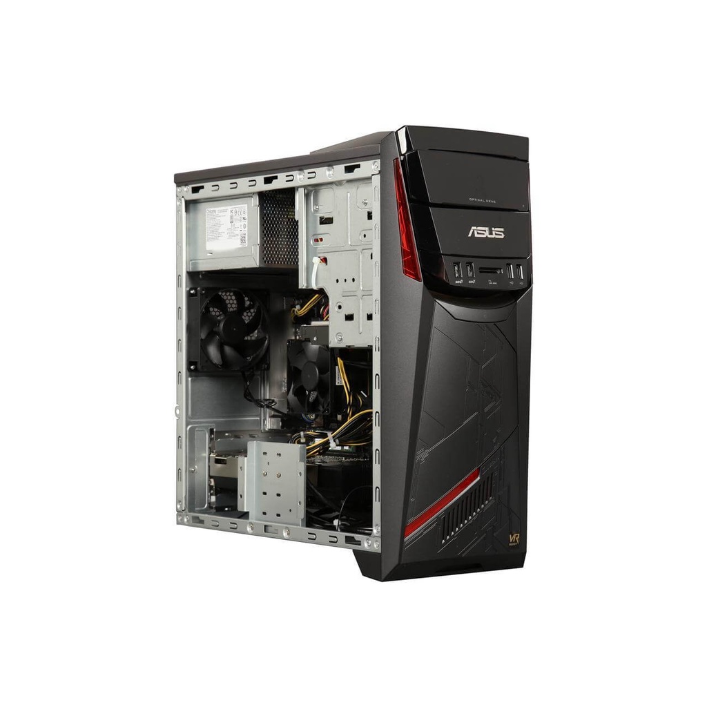 Thùng Máy PC Asus G11DF Win 10 Ryzen 5-1400, RAM 8GB, SSD 256GB + HDD 1TB Nvidia GeForce GTX 1060