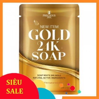 Xà phòng trắŉg da vàng new item gold 24k soap thái lan