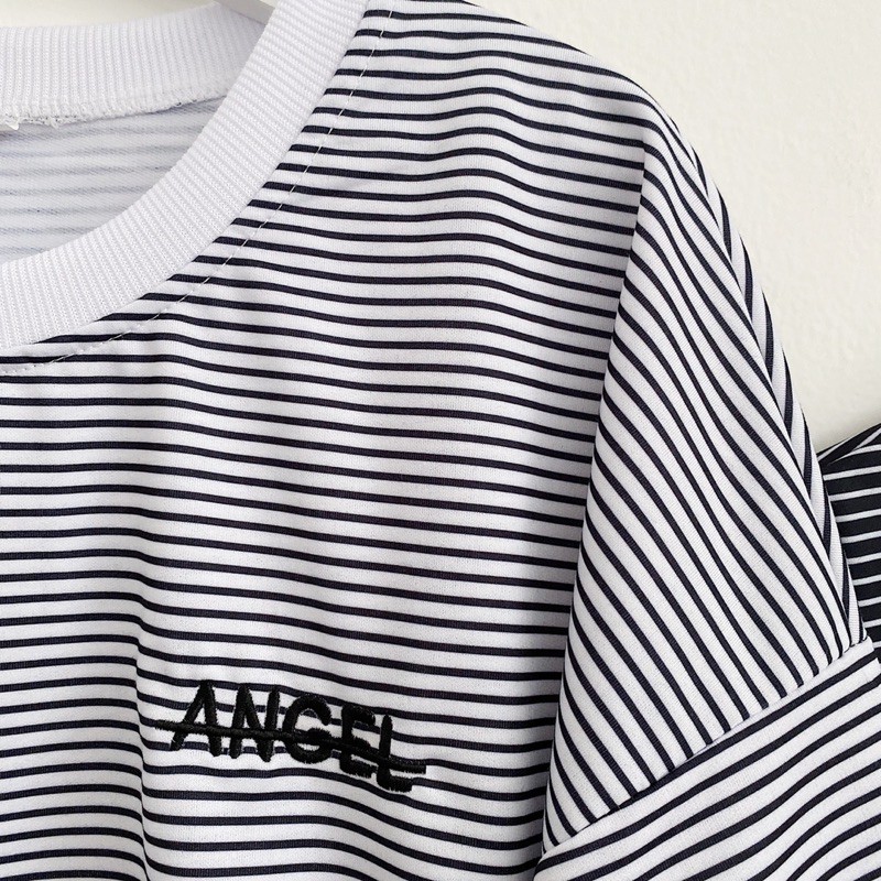 Áo Sweater Tay Dài Nỉ Da Cá Xẻ Tà Nữ Ullzang | BigBuy360 - bigbuy360.vn