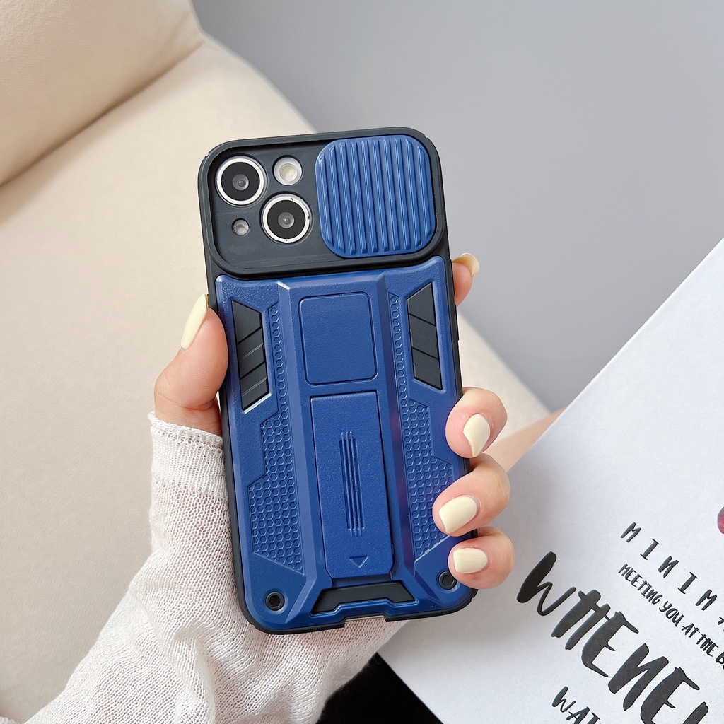 Ốp Điện Thoại Có Nắp Trượt Bảo Vệ camera Cho IPhone 7 plus 8 6s plus x xs max xr 13 Pro max 12 11 Pro max