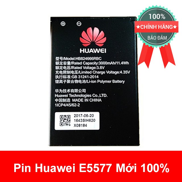 (Rẻ Vô Địch) Pin Huawei E5577 Hàng Chính Hãng Bóc Máy Mới 100%