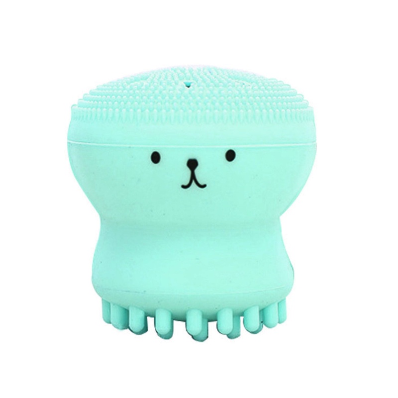 Cọ Silicone Cầm Tay Vệ Sinh Da Mặt Hình Bạch Tuộc Độc Đáo