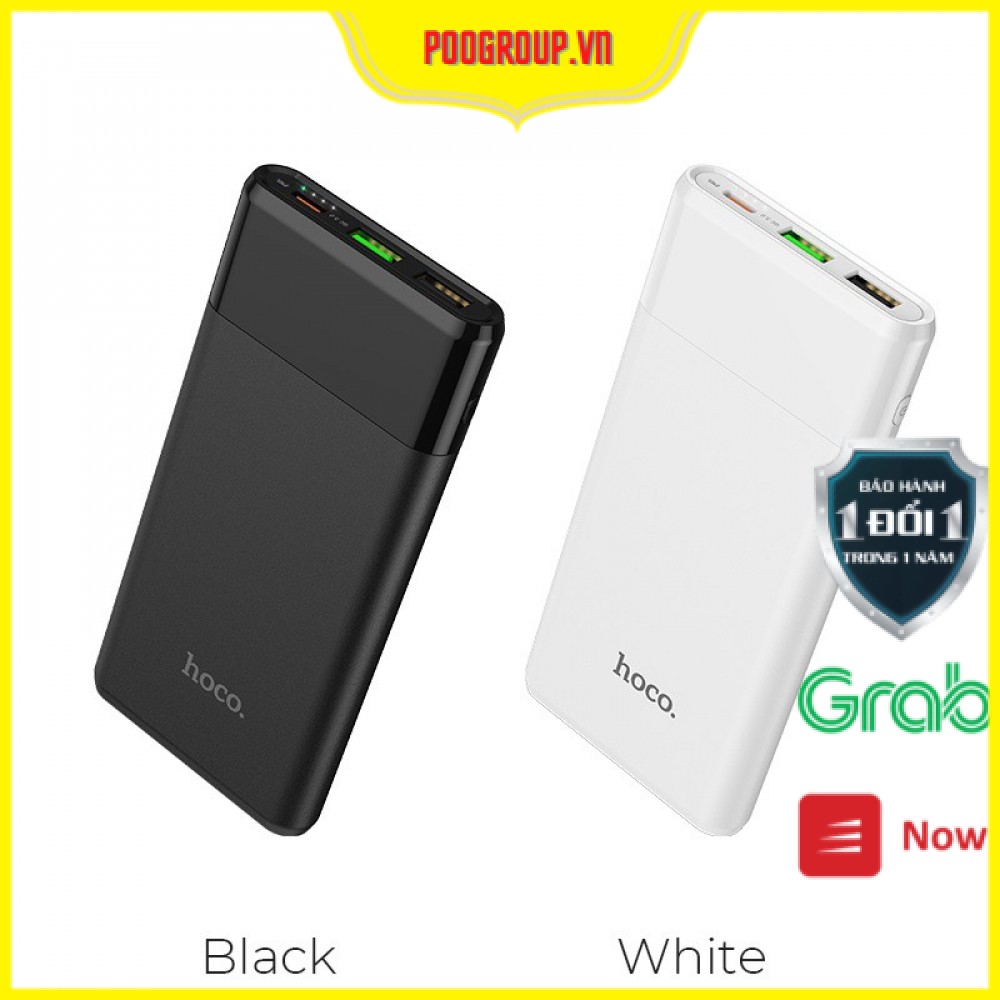 [ TypeC in/out ] Sạc dự phòng Hoco J58 10.000 mAh (sạc nhanh 18W QC 3.0,PD) (BH Chính Hãng 12 tháng)