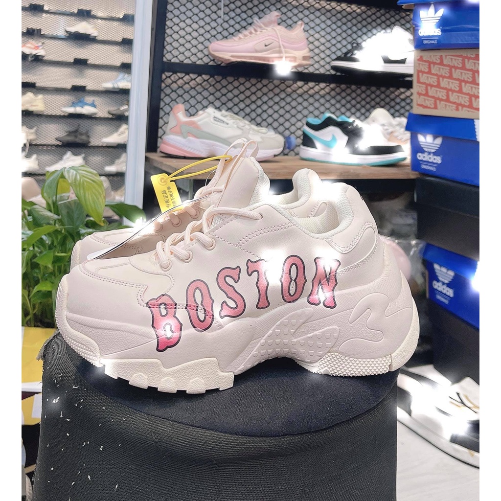 GIÀY THỂ THAO SNEAKER M L B BOSTON HỒNG ĐỘN ĐẾ NỮ ẢNH THẬT TỰ CHỤP +FREESHIP