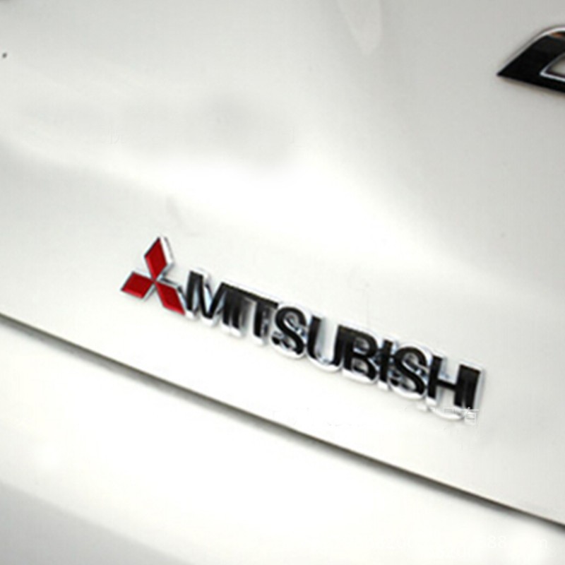 Miếng dán huy hiệu Mitsubishi cho ô tô