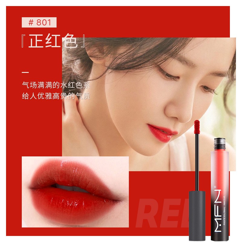 [Hàng mới về] Son môi MFN hiệu ứng bóng lì thời trang lâu trôi và chống thấm nước dành cho nữ | BigBuy360 - bigbuy360.vn