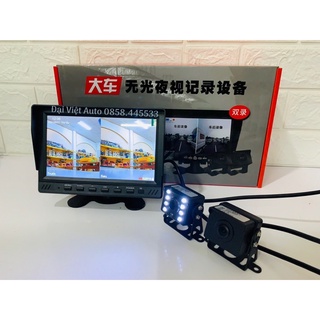 Cam hành trình AHD cho xe tải DC12-24V ghi hình trước sau | Đại việt Auto