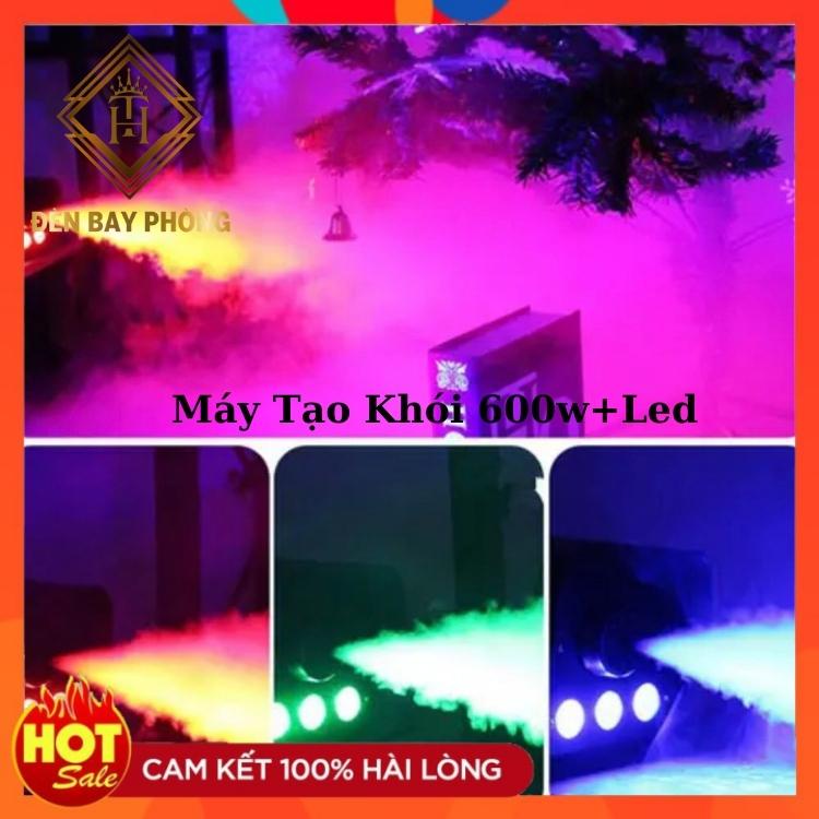 ComBo Máy Tạo Khói 600w Mini Có Đèn Led + Dung Dịch Tạo Khói . Dùng Cho Phòng Karaoke, Phòng Bay