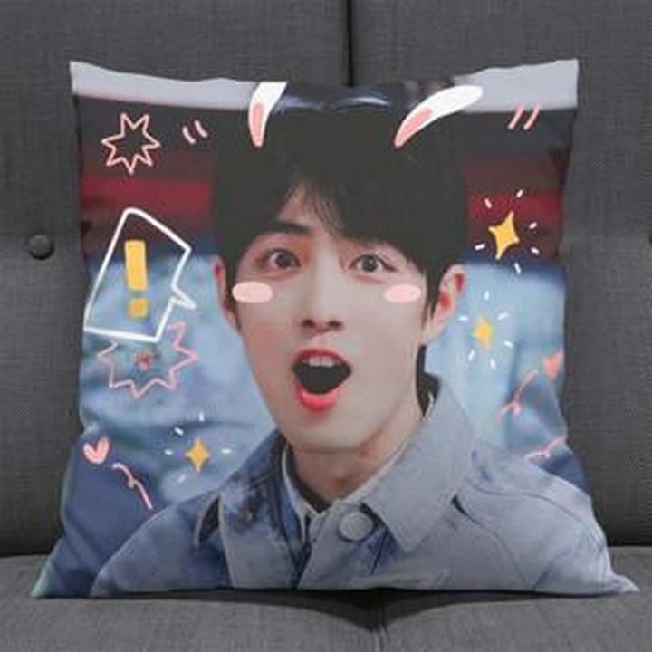 Gối Tiêu Chiến 30x30 gồm cả vỏ và ruột Trần Tình Lệnh Ma Đạo Tổ Sư Vương Nhất Bác Lam Vong Cơ Ngụy Vô Tiện