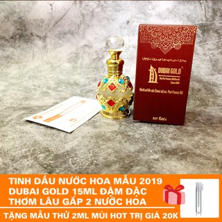[Sale giá sỉ] Tinh dầu Dubai Gold 15ml mẫu mới 2020