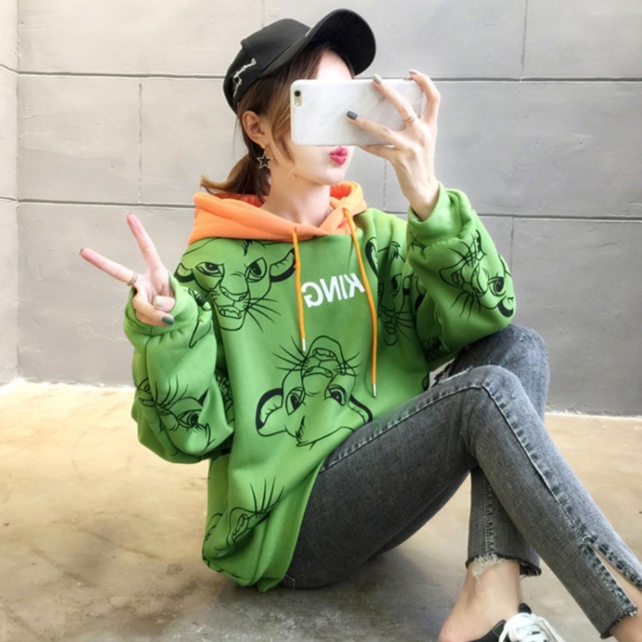 [Mã PHUK9988 giảm 15k đơn 200k] ÁO KHOÁC NỈ HOODIE VUA SƯ TỬ