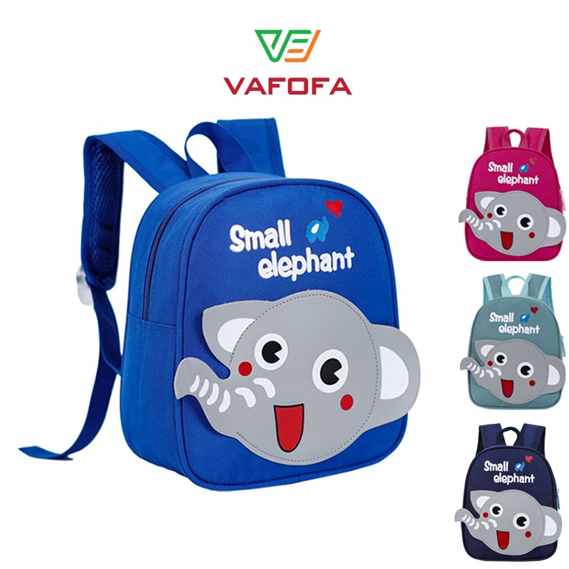 Balo cho bé mầm non trẻ em mẫu giáo (1-4 tuổi) balo cho bé đi nhà trẻ Elephant VAFOFA - KGB014