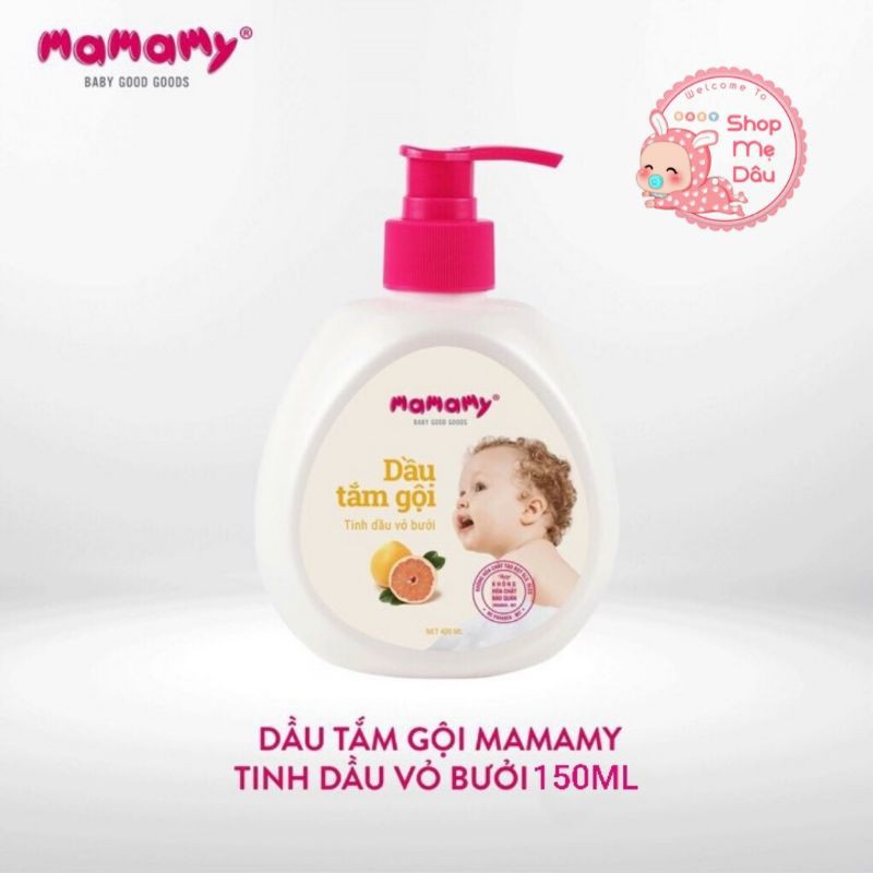 Dầu tắm gội Mamamy thiên nhiên 150ml