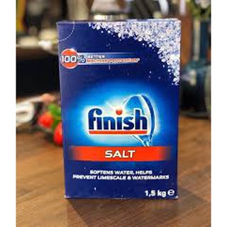 Muối rửa bát Finish 1,5kg cho máy rửa bát