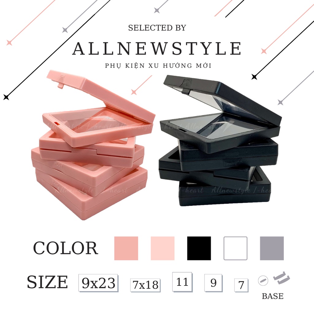 (Size mới) Hộp bảo quản trang sức/ nailbox Allnewstyle