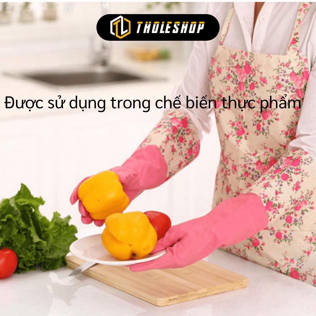 [SGD] Găng Tay Cao Su Tự Nhiên - Đôi Bao Tay Rửa Chén, Chế Biến Thực Phẩm Dày Dặn 8119