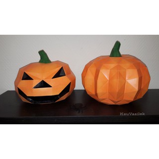 Mô hình giấy BÍ ngô Halloween