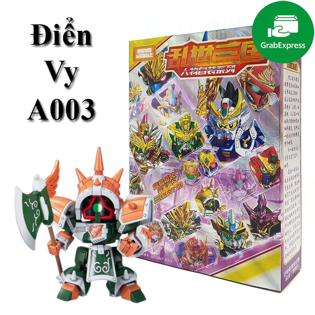 Gundam Tam Quốc A003 Điển Vy full box -  Đồ chơi lắp ghép nhựa SD/BB Gundam Tam Quốc giá rẻ tỷ lệ 1/144 cao 13cm New4all