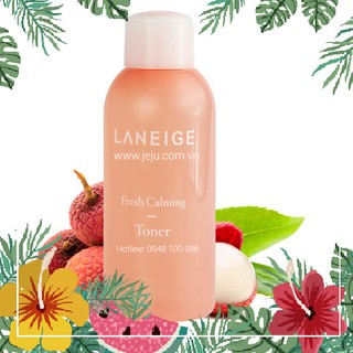 Nước hoa hồng chai mini Laneige Fresh Calming Toner 50ml