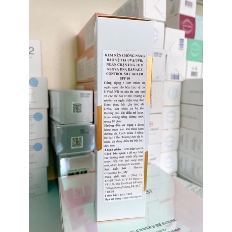 Kem nền chống nắng neova che khuyết điểm hoàn hảo dna damage control active slic sheer 2.0 | BigBuy360 - bigbuy360.vn